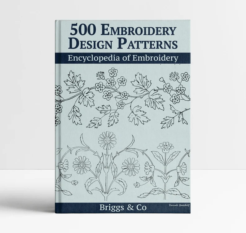500 Embroidery Design Flowers Pattern Book, Embroidery Design eBook, Hand Embroidery Stitches, Craft Projects, Art Inspiration, PDF eBook