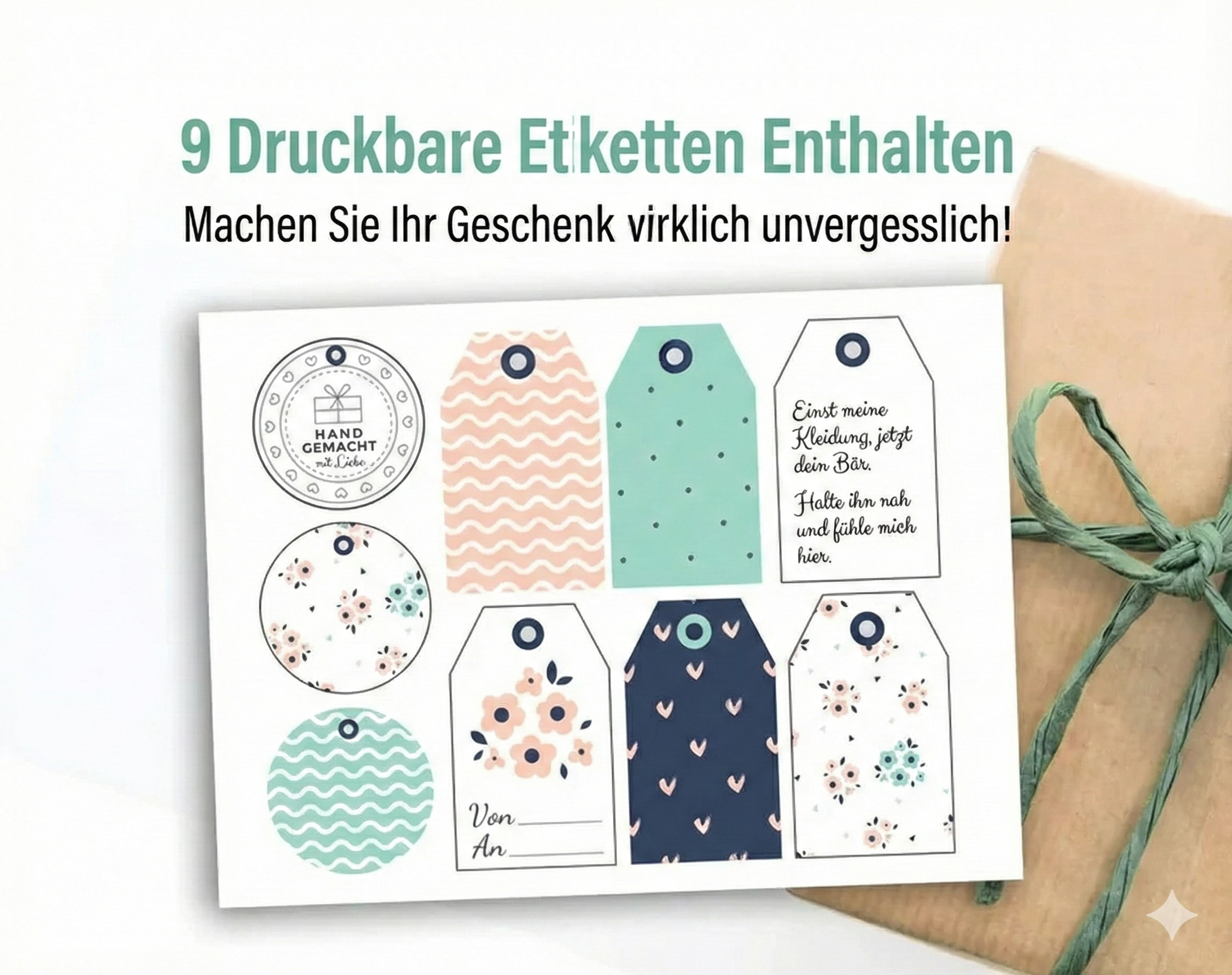 Memory-Bär Schnittmuster & Schritt-für-Schritt Nähanleitung (PDF)