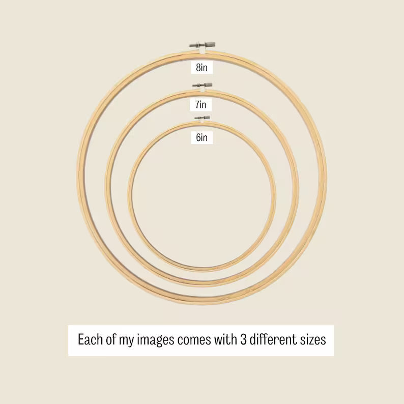 Mother's Day Embroidery Image Download, Baby Embroidery Design, Minimalist Embroidery Template, Nursery Hoop Art, PDF Embroidery Template