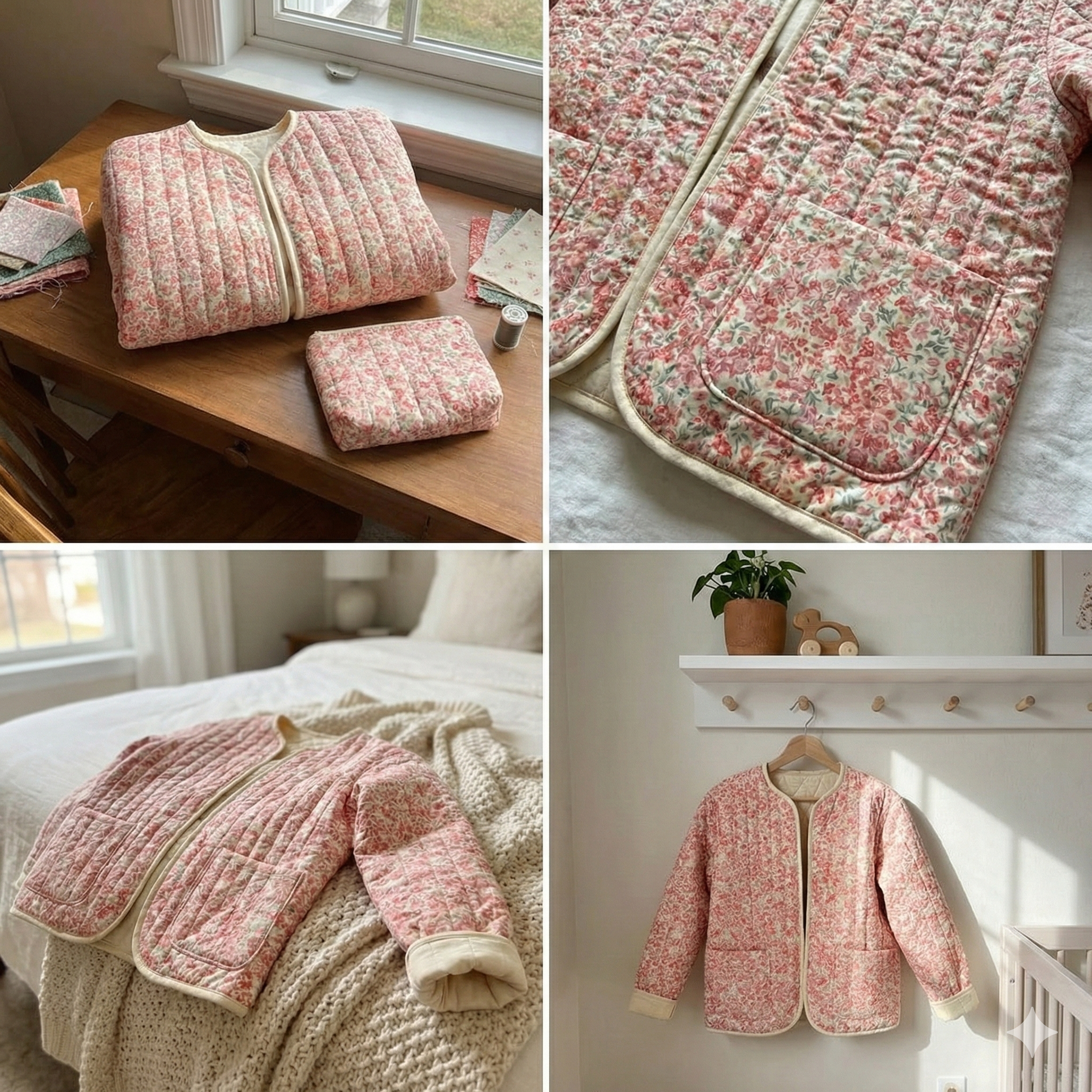 Gepolstertes Jacken-Nähmuster für Anfänger | Größen XXS-5XL | Jacken-Cardigan Schnittmuster | SOFORTIGER DOWNLOAD