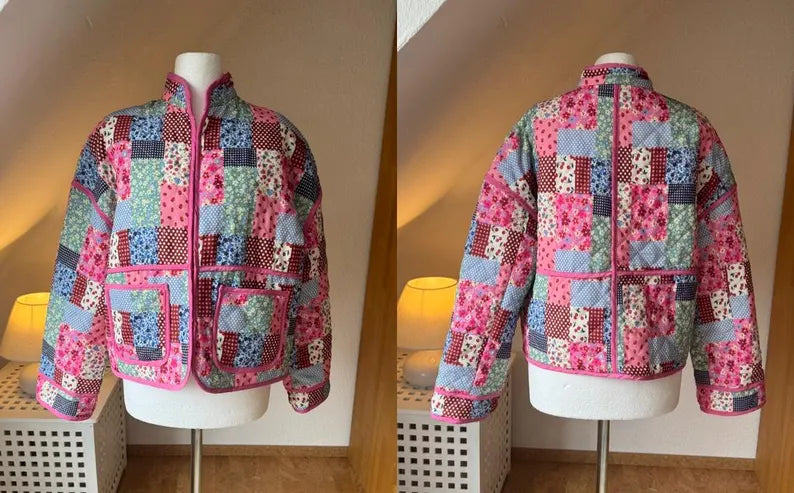 Gepolstertes Jacken-Nähmuster für Anfänger | Größen XXS-5XL | Jacken-Cardigan Schnittmuster | SOFORTIGER DOWNLOAD