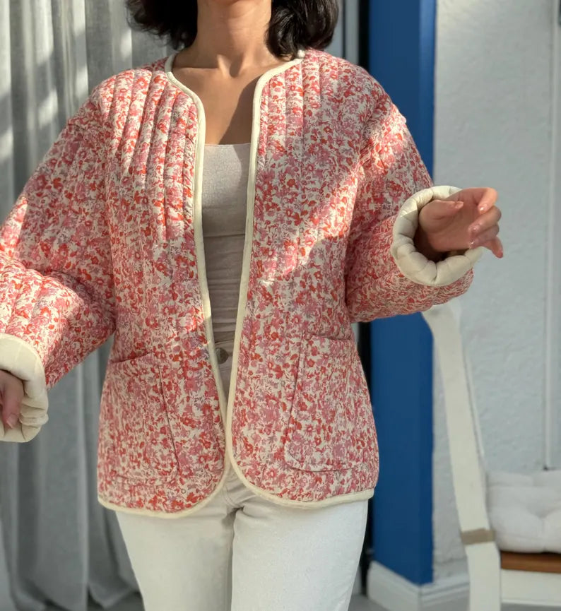 Gepolstertes Jacken-Nähmuster für Anfänger | Größen XXS-5XL | Jacken-Cardigan Schnittmuster | SOFORTIGER DOWNLOAD