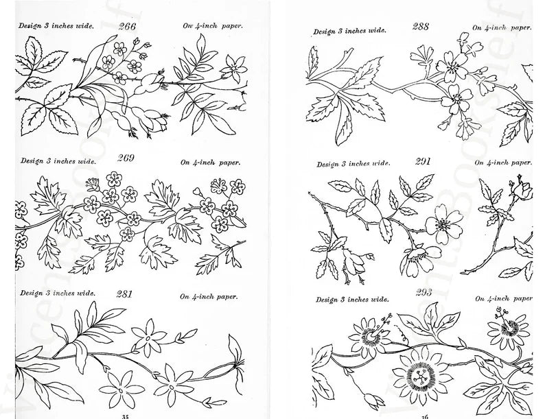 500 Embroidery Design Flowers Pattern Book, Embroidery Design eBook, Hand Embroidery Stitches, Craft Projects, Art Inspiration, PDF eBook