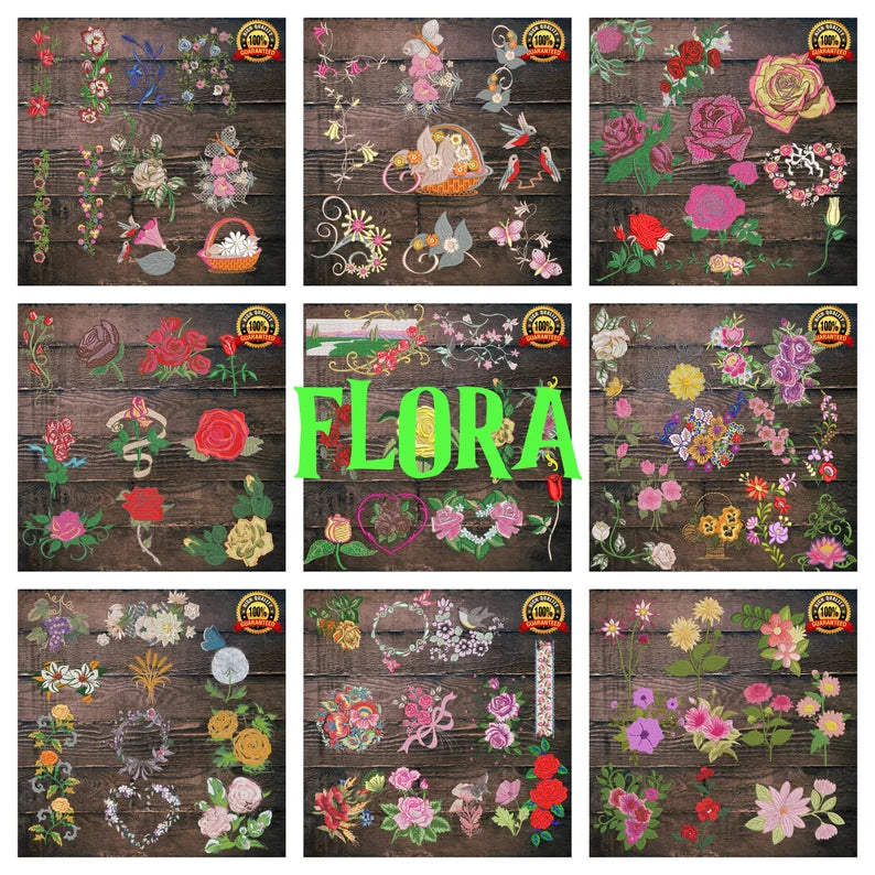 MEGA BUNDLE EMBROIDERY designs for embroidery machines, Embroidery files pack, Embroidery Design bundle,Pes , Dst, Jef, Exp, Emb,