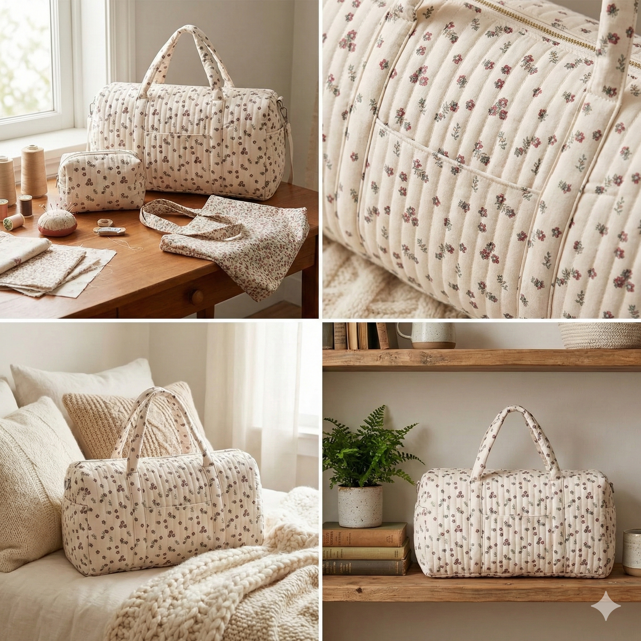 Duffle Bag Nähmuster | Reisetasche Schnittmuster | Anfängerfreundlich | Taschenmuster | Nähmuster PDF | Großes Taschenmuster