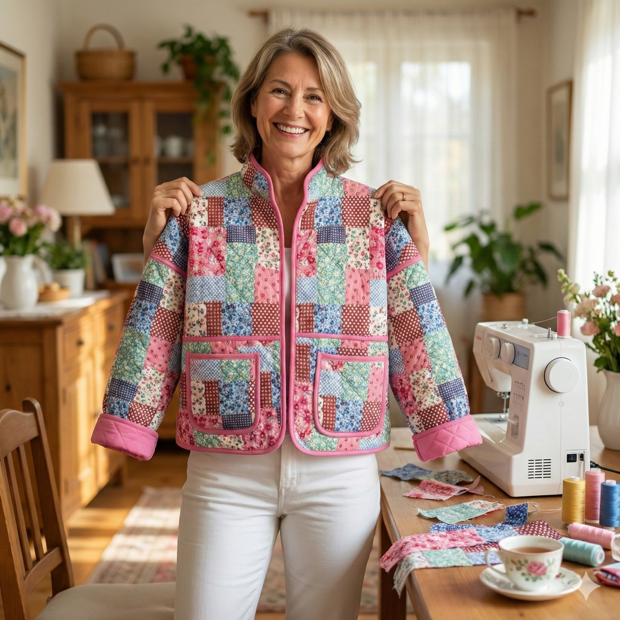 Gepolstertes Jacken-Nähmuster für Anfänger | Größen XXS-5XL | Jacken-Cardigan Schnittmuster | SOFORTIGER DOWNLOAD