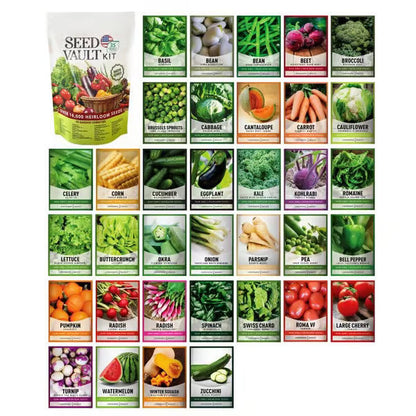 ✨Vegetable Seed Vault Kit | 35 Variety Pack